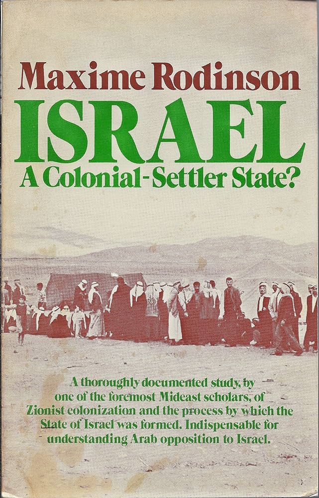 Israel fait colonial
